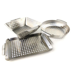 Multi-Shape Mini Grill Basket Set