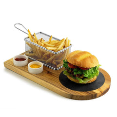 Premium Burger & Fries Board Set