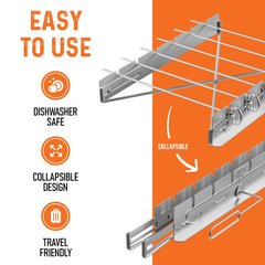 Rotating Kabob Skewer Rack