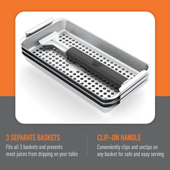 Grill Basket Set: 4 Piece